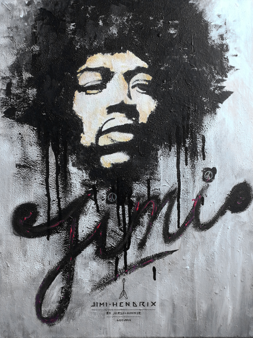 Schilderij Jimi Hendrix