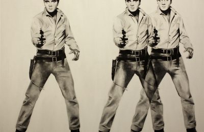 Schilderij Elvis: ode aan Andy Warhol