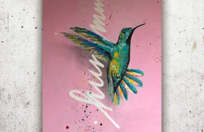 SCHILDERIJ HUMMINGBIRD